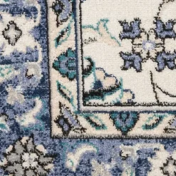 Best Kirklands Home Blue Vintage Medallion Indoor/Outdoor Rug, 4x6