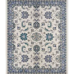 Kirklands Home Blue Vintage Medallion Indoor/Outdoor Rug, 8x10