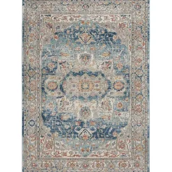 Kirklands Home Vintage Raj Area Rug, 3x5 Blue