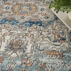 Clearance Kirklands Home Vintage Raj Area Rug, 5x7 Blue