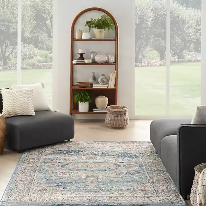 Clearance Kirklands Home Vintage Raj Area Rug, 5x7 Blue