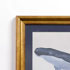 Clearance Kirklands Home Blue Whale Framed Art Print