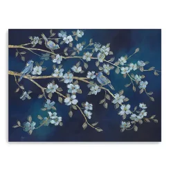 Best Kirklands Home bird Conference Giclee Canvas Print, 48x36 in. Blue