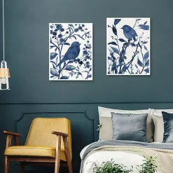 Sale Kirklands Home Bluebird Silhouette Canvas Art Prints, Set of 2