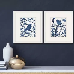 Hot Kirklands Home Bluebird Silhouette Framed Art Prints, Set of 2