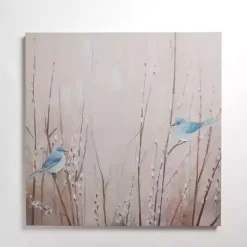 Discount Kirklands Home Bluebirds on Willow Canvas Art Print