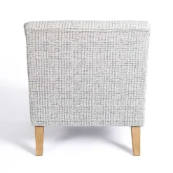 Discount Kirklands Home Blue-Grey Houndstooth 2-pc. Chair and Ottoman Set