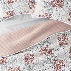 Discount Kirklands Home Blush Patchwork Reversible 3-pc. King Quilt Set