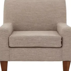 New Kirklands Home Blush Fynn Upholstered Accent Chair Pink