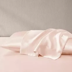 Clearance Kirklands Home Blush Satin King 2-pc. Pillow Case Set Pink