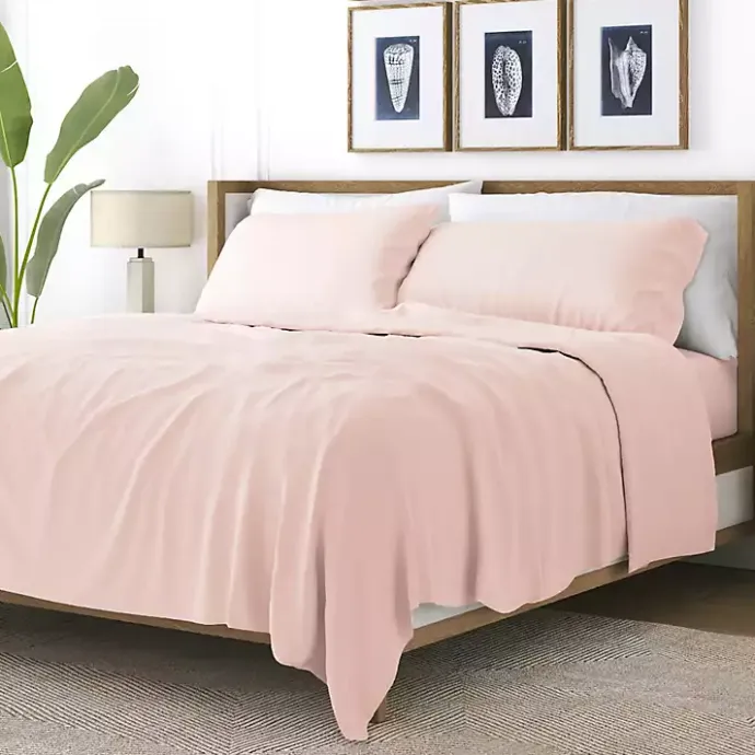 Outlet Kirklands Home Blush Ultra Soft 4-pc. Full Sheet Set Pink