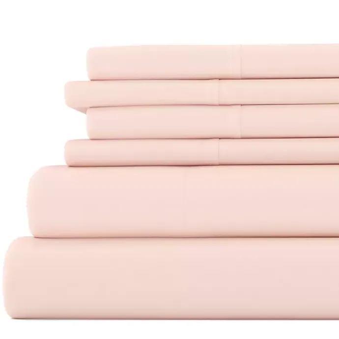 Hot Kirklands Home Blush Ultra Soft 6-pc. Full Sheet Set Pink