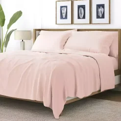 Hot Kirklands Home Blush Ultra Soft 6-pc. Full Sheet Set Pink
