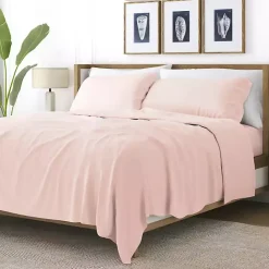 Clearance Kirklands Home Blush Ultra Soft 3-pc. Twin Sheet Set Pink