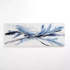 Outlet Kirklands Home Bold Blues Abstract Canvas Art Print