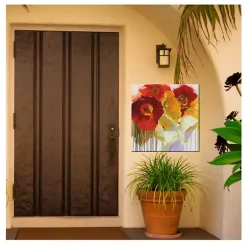 Online Kirklands Home Bold Faced Flowers Outdoor Canvas Art Print