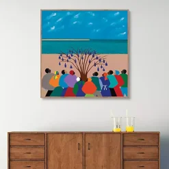 Clearance Kirklands Home Bottle Tree Gullah Islands Framed Canvas Art Print
