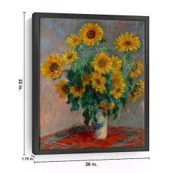 Online Kirklands Home Bouquet of Sunflowers Framed Canvas Art Print