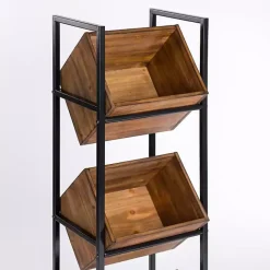 New Kirklands Home 3-Box Standing Storage Rack