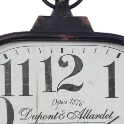 Hot Kirklands Home Brady Rustic Metal Wall Clock