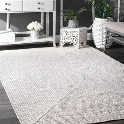 Hot Kirklands Home Braided Leah Indoor/Outdoor Area Rug, 5x8 Gray