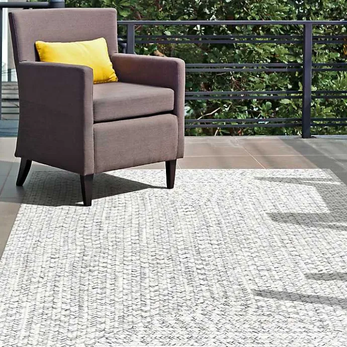 Hot Kirklands Home Braided Leah Indoor/Outdoor Area Rug, 5x8 Gray
