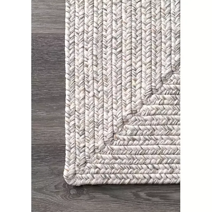 Hot Kirklands Home Braided Leah Indoor/Outdoor Area Rug, 5x8 Gray