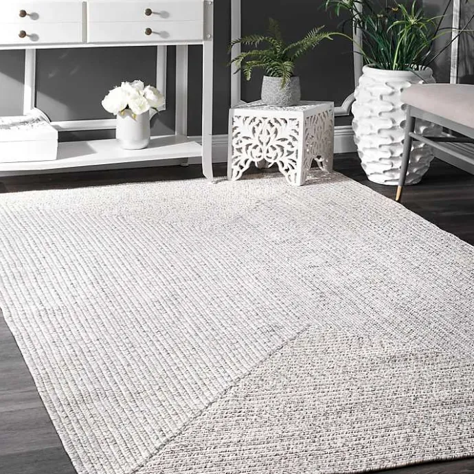 Online Kirklands Home Braided Leah Indoor/Outdoor Area Rug, 3x5 Ivory
