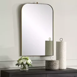 Outlet Kirklands Home Brass Cassidy Arch Wall Mirror
