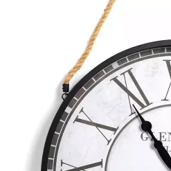 Hot Kirklands Home Brennan Rope Hanger Wall Clock