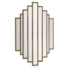 Outlet Kirklands Home Briggs Gold Metal Panels Wall Mirror