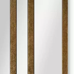 Outlet Kirklands Home Briggs Gold Metal Panels Wall Mirror