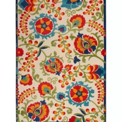 Online Kirklands Home Bright Abstract Floral Outdoor Area Rug, 5x7