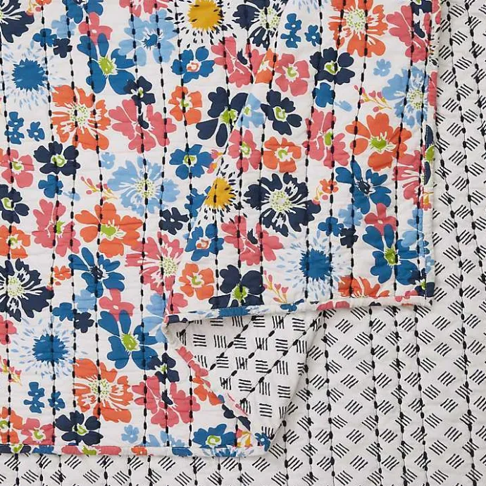Discount Kirklands Home Bright Blossom 3-pc. King Quilt Set Multi