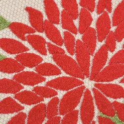 Outlet Kirklands Home Bright Leaves Round Outdoor Area Rug, 5x5