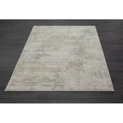 Hot Kirklands Home Brisbane Beige Faded Damask Area Rug, 2x3