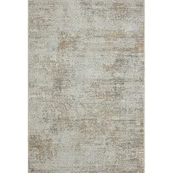 Clearance Kirklands Home Brisbane Beige Faded Damask Area Rug, 5x8