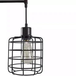 Online Kirklands Home Bronze Caged Metal 3-Tier Floor Lamp Brown