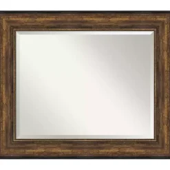 Best Kirklands Home Bronze Frame Beveled Mirror, 35.5x29.5 in.