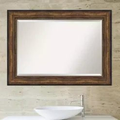 Online Kirklands Home Bronze Frame Beveled Mirror, 43.5x31.5 in.