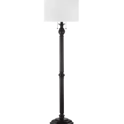Clearance Kirklands Home Bronze Jessie Floor Lamp Ivory