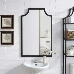 Kirklands Home Bronze Metal Abigail Mirror Brown