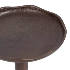 Best Kirklands Home Bronze Metal Alicia Accent Table Brown