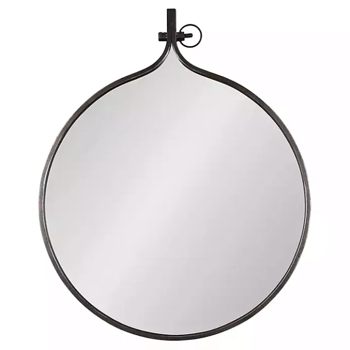 Hot Kirklands Home Bronze Metal Antique Round Wall Mirror