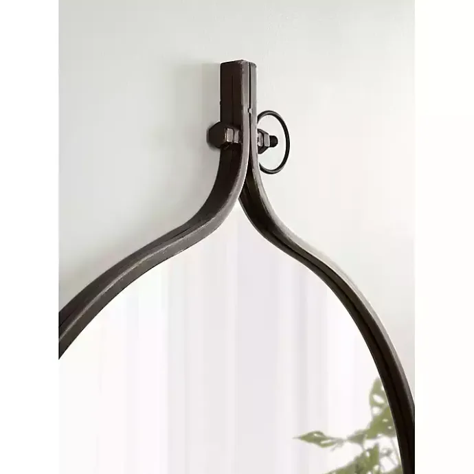 Hot Kirklands Home Bronze Metal Antique Round Wall Mirror
