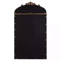 Online Kirklands Home Bronze Metal Arch Ornate Crown Wall Mirror Brown