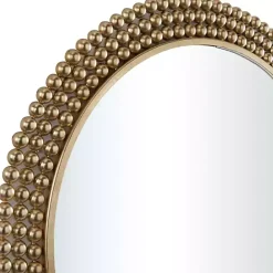 Discount Kirklands Home Metal Tiered Bead Frame Wall Mirror Bronze