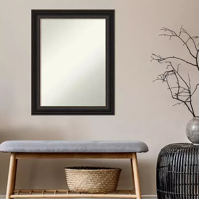 Kirklands Home Bronze Trio Oil Rubbed Decorative Framed Mirror
