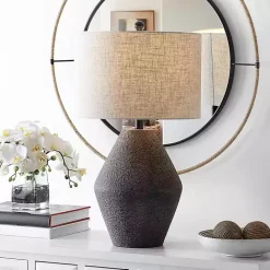 Hot Kirklands Home Brown Angled Gourd Ersta Table Lamp Tan