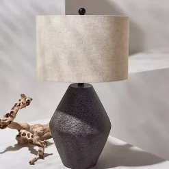 Hot Kirklands Home Brown Angled Gourd Ersta Table Lamp Tan